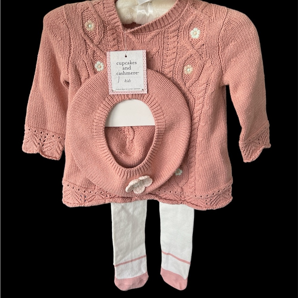 Infant knit dress outfit